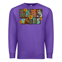 Purple western mama vibes Premium Sweatshirt - FaDigitalArtStudio