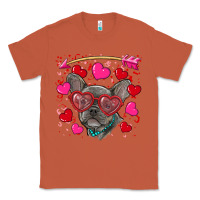 Copper Valentine's day french bulldog puppy Classic Tee - RanaPortraitStore