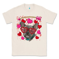 Natural Valentine's day french bulldog puppy Classic Tee - RanaPortraitStore