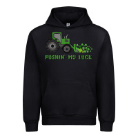 Black pushin' my luck Urban Hoodie - MaliasSmallBusiness