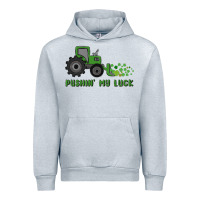 Heather Grey pushin' my luck Urban Hoodie - MaliasSmallBusiness