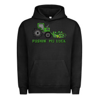 Pigment Black pushin' my luck Urban Hoodie - MaliasSmallBusiness