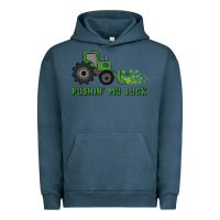 Pigment Midnight Navy pushin' my luck Urban Hoodie - MaliasSmallBusiness