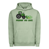 Pigment Oil Green pushin' my luck Urban Hoodie - MaliasSmallBusiness