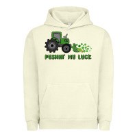 Pigment Pistachio pushin' my luck Urban Hoodie - MaliasSmallBusiness
