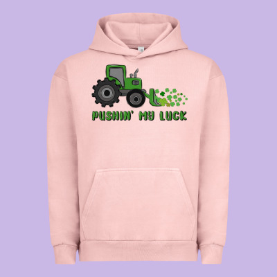 Pushin' My Luck Urban Hoodie Designed By Maliassmallbusiness
