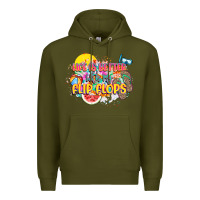 Army Green Life is better with my flip flops Premium Hoodie - NancyCooperArtShop
