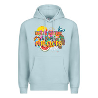 Blue Mist Life is better with my flip flops Premium Hoodie - NancyCooperArtShop