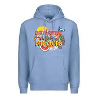 Colony Blue Life is better with my flip flops Premium Hoodie - NancyCooperArtShop