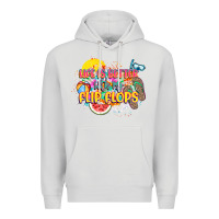 Dove Grey Life is better with my flip flops Premium Hoodie - NancyCooperArtShop