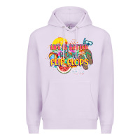 Lilac Life is better with my flip flops Premium Hoodie - NancyCooperArtShop