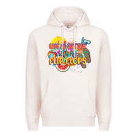 Pale Pink Life is better with my flip flops Premium Hoodie - NancyCooperArtShop