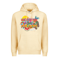 Pina Colada Life is better with my flip flops Premium Hoodie - NancyCooperArtShop