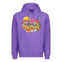 Purple Life is better with my flip flops Premium Hoodie - NancyCooperArtShop