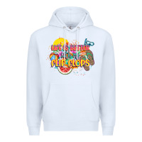 White Life is better with my flip flops Premium Hoodie - NancyCooperArtShop