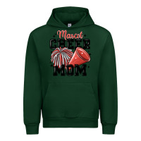 Forest Green mascot cheer mom Urban Hoodie - MaliasSmallBusiness