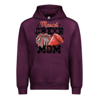 Mauve Wine mascot cheer mom Urban Hoodie - MaliasSmallBusiness