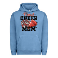 Pigment Pebble Blue mascot cheer mom Urban Hoodie - MaliasSmallBusiness