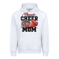 White mascot cheer mom Urban Hoodie - MaliasSmallBusiness