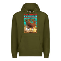 Army Green Western Welcome To Our Coop Premium Hoodie - LillyAllenDesigns