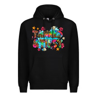 Black tanned and tipsy Premium Hoodie - AdoDesignShop