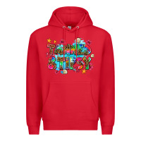 Red tanned and tipsy Premium Hoodie - AdoDesignShop