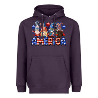 Plum America gnomes 4th of July Heavyweight Hoodie - CowGirlArtShop