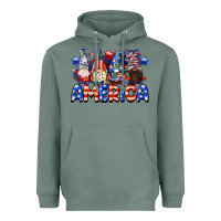 Sage America gnomes 4th of July Heavyweight Hoodie - CowGirlArtShop