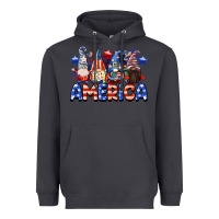 Smoke America gnomes 4th of July Heavyweight Hoodie - CowGirlArtShop