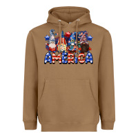 Toasted Coconut America gnomes 4th of July Heavyweight Hoodie - CowGirlArtShop