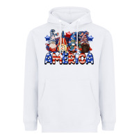 White America gnomes 4th of July Heavyweight Hoodie - CowGirlArtShop