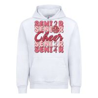 White senior cheer 2024 Urban Hoodie - MaliasSmallBusiness