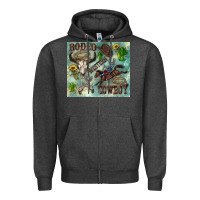 Charcoal Heather country western Zipper Hoodie - Zillion Design Studio