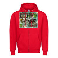 Red country western Zipper Hoodie - Zillion Design Studio