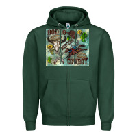 Sports Green country western Zipper Hoodie - Zillion Design Studio