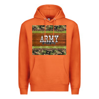 Carrot army mom leopard glitter camouflage Premium Hoodie - BarkalooDesign