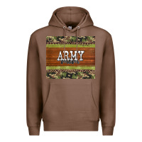 Chestnut army mom leopard glitter camouflage Premium Hoodie - BarkalooDesign