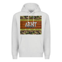Dove Grey army mom leopard glitter camouflage Premium Hoodie - BarkalooDesign