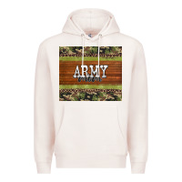 Pale Pink army mom leopard glitter camouflage Premium Hoodie - BarkalooDesign