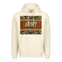 Sandshell army mom leopard glitter camouflage Premium Hoodie - BarkalooDesign