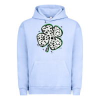Pigment Grape Ice four leaf clover dalmatian print grunge Urban Hoodie - MaliasSmallBusiness
