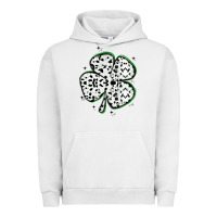 Pigment Lunar Rock four leaf clover dalmatian print grunge Urban Hoodie - MaliasSmallBusiness