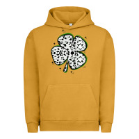 Pigment Peanut Butter four leaf clover dalmatian print grunge Urban Hoodie - MaliasSmallBusiness