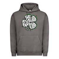Pigment Tornado four leaf clover dalmatian print grunge Urban Hoodie - MaliasSmallBusiness