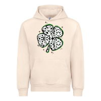 Sandshell four leaf clover dalmatian print grunge Urban Hoodie - MaliasSmallBusiness