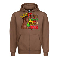 Chestnut juneteenth black king Zipper Hoodie - texasbilliewilder
