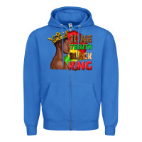 True Royal juneteenth black king Zipper Hoodie - texasbilliewilder
