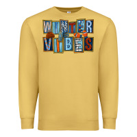 Antique Gold winter vibes Premium Sweatshirt - FaDigitalArtStudio