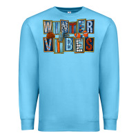 Ocean Blue winter vibes Premium Sweatshirt - FaDigitalArtStudio
