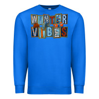 True Royal winter vibes Premium Sweatshirt - FaDigitalArtStudio